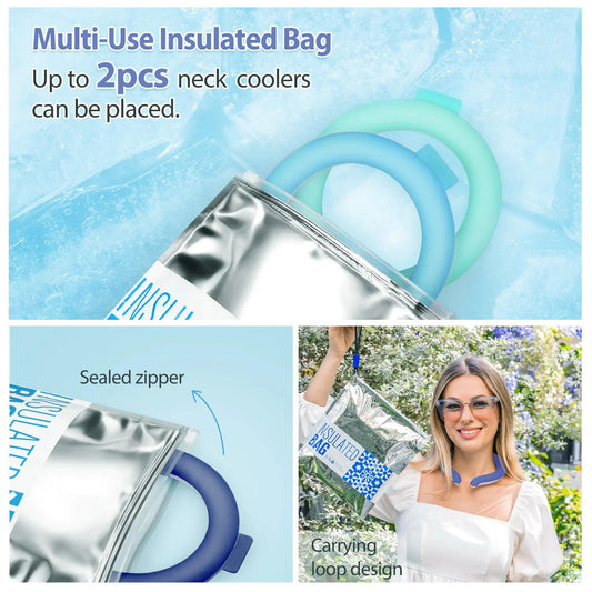 💦 Reusable Neck Cooling Tube | Beat the Heat Anywhere You Go! ☀️🧊 Wearable Body Cooler❄️