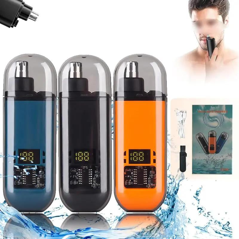 ✂️ Portable Electric Nose Hair Trimmer with LED Displayg🧔