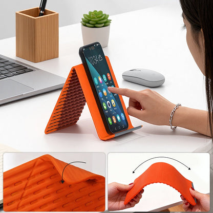⏰ Limited Stock! ✨ Rollable Silicone Phone & Tablet Stand🚀 Hot Deal!