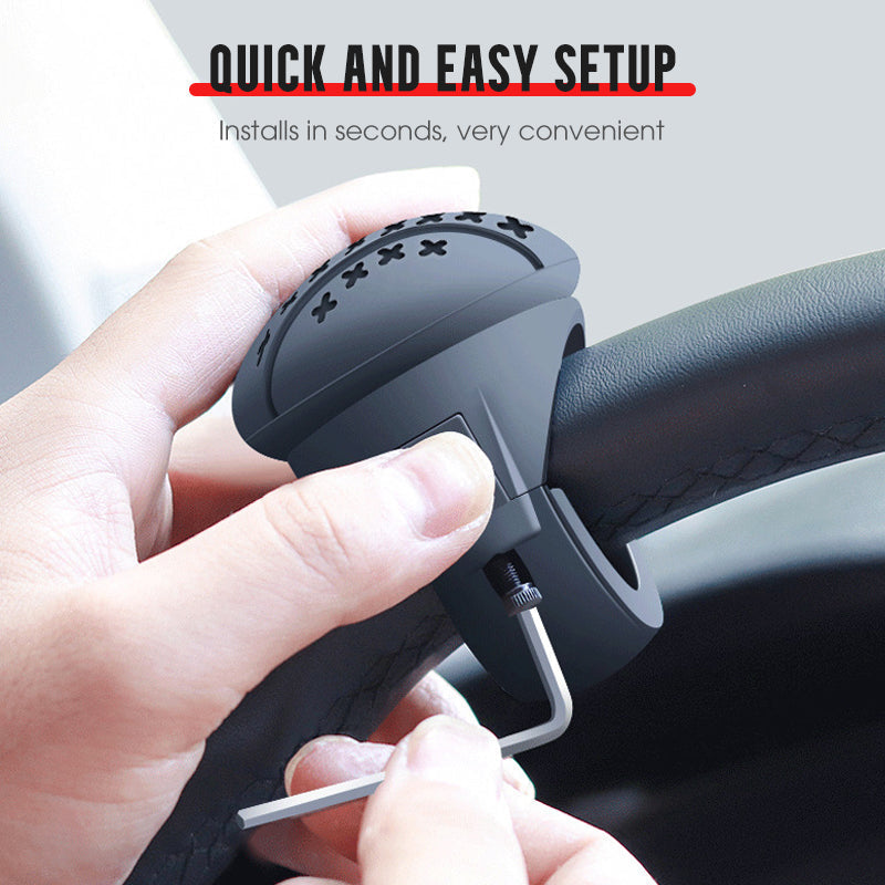 🎮 Ergonomic Steering Wheel Aid | Safe & Comfortable One-Handed Driving🚗