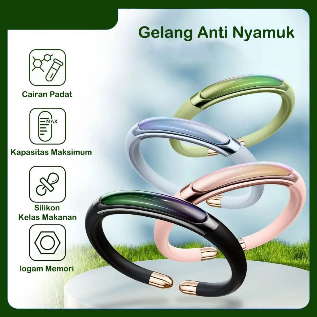 🎁Stop Mosquito Bites Instantly - Natural, Non-Toxic Repellent Bracelet for All-Day Comfort