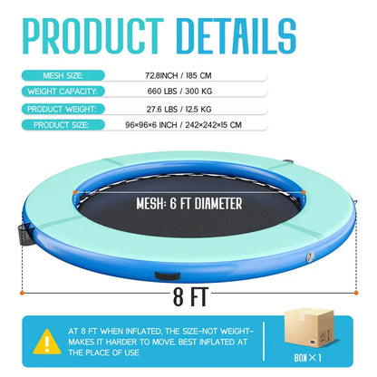 Inflatable Water Hammock Round Floating Ring