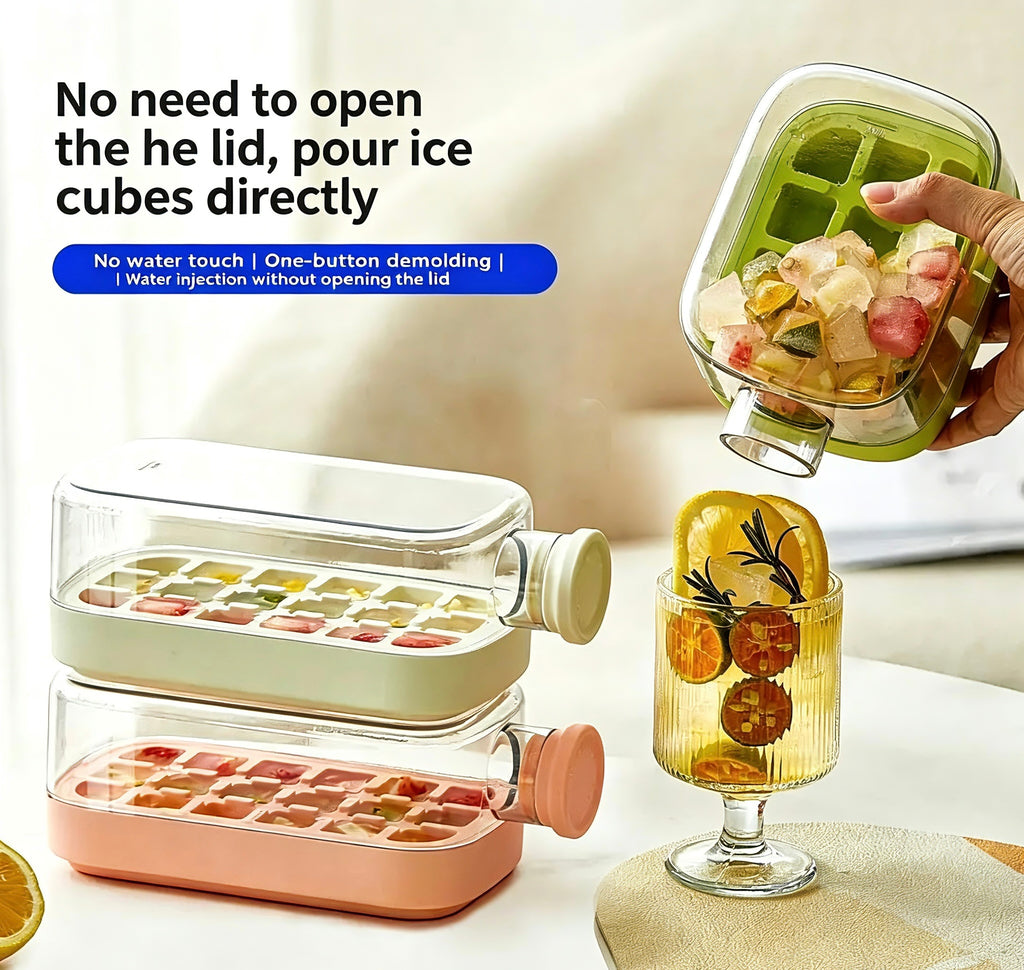 ❄️❄️All-in-1 Ice Cube Bottle: Make, Store & Sip Cold Drinks Anywhere✨✨