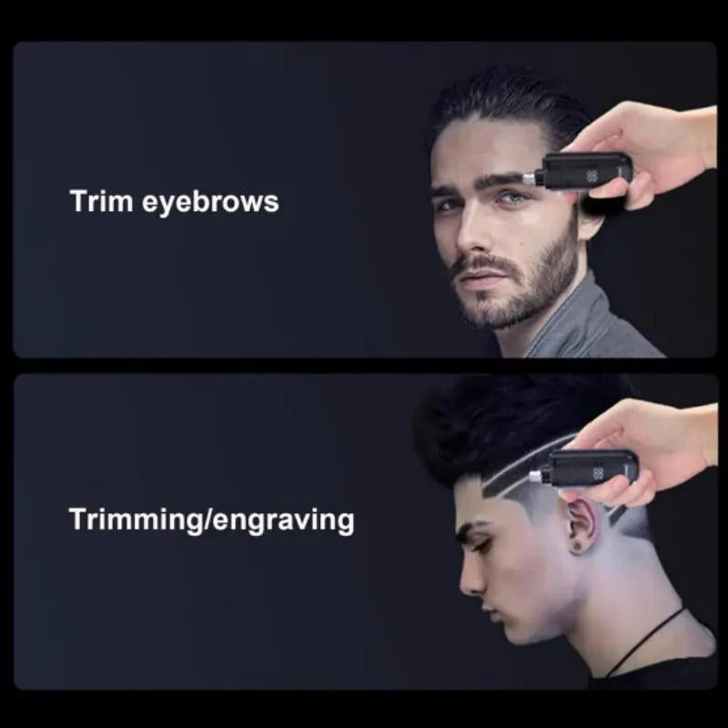 ✂️ Portable Electric Nose Hair Trimmer with LED Displayg🧔
