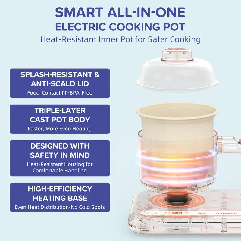Multifunctional Real Cooking Mini Kitchen – Double Stove Set for Kids