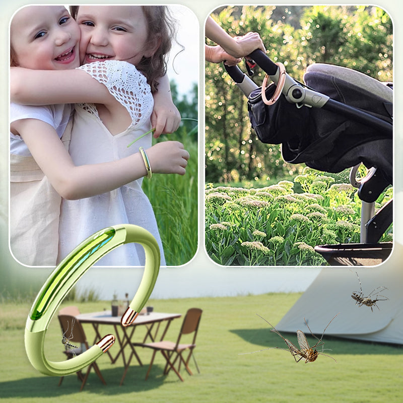 🎁Stop Mosquito Bites Instantly - Natural, Non-Toxic Repellent Bracelet for All-Day Comfort