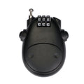 🔐 Cute Cow Retractable Cable Lock - 3-Digit Combination Security Lock for Luggage, Bikes, Bags & More