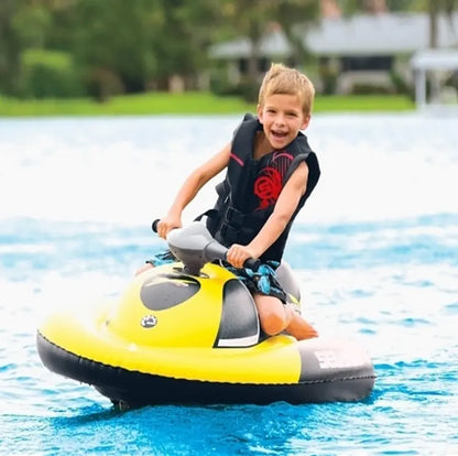 New summer inflatable water ride-on toy for adults and children.