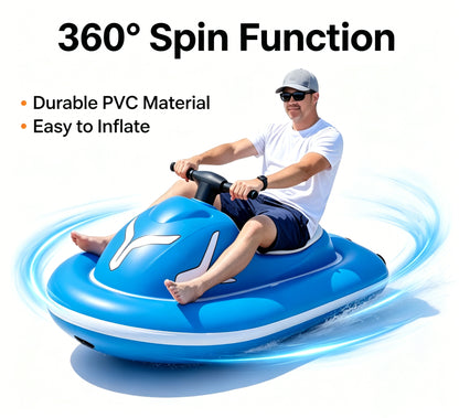 New summer inflatable water ride-on toy for adults and children.