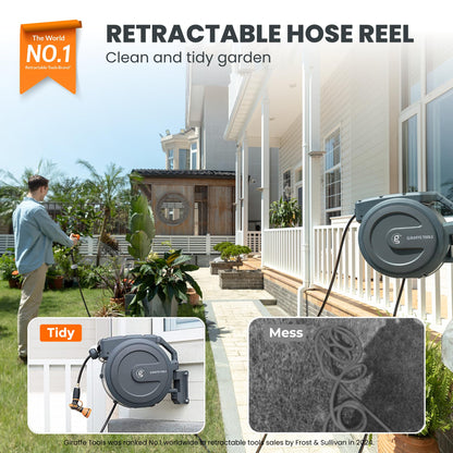 🏠Retractable Garden Hose Reel