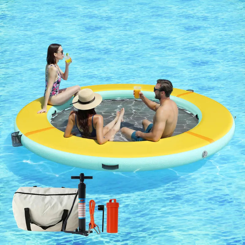 Inflatable Water Hammock Round Floating Ring