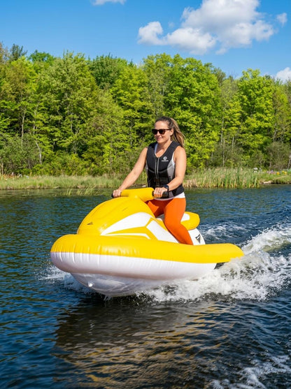 New summer inflatable water ride-on toy for adults and children.