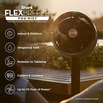 PORTABLE MISTING FAN WITH TANK