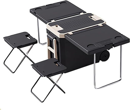 🧊Multi Function Rolling Cooler - Keeps Ice for up to 5 Day