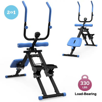 💪2-in-1 Stair Stepper & Ab Trainer | Home Gym Multi Trainer