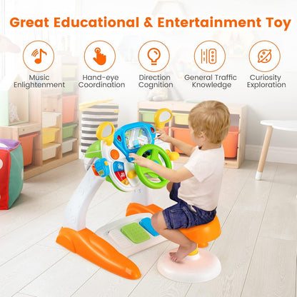 🚗Kids Driving Simulation Toy-🎁The best gift for the kids