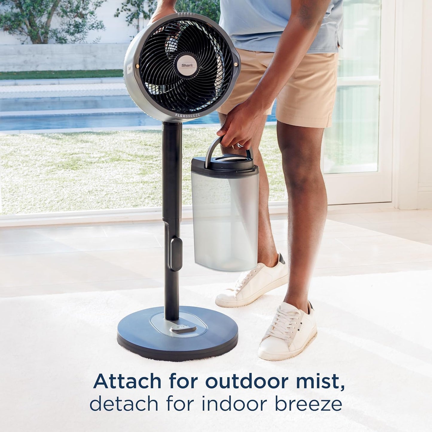 PORTABLE MISTING FAN WITH TANK