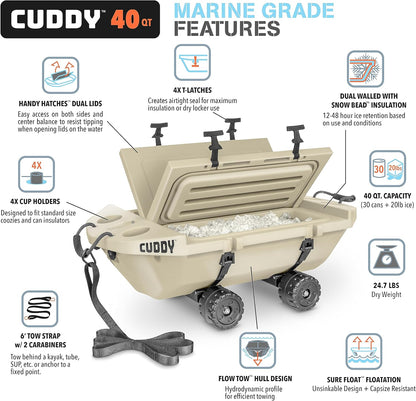 Crawler Cooler with Wheels