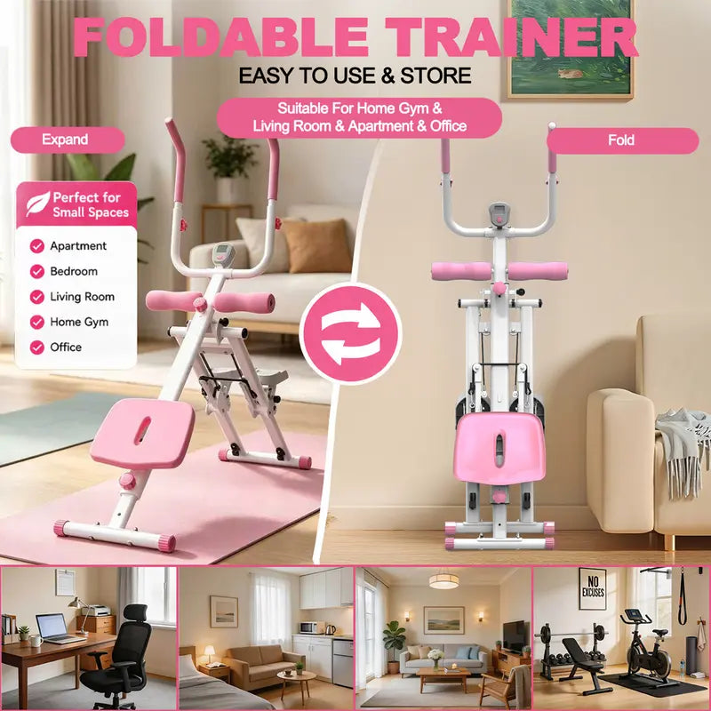 💪2-in-1 Stair Stepper & Ab Trainer | Home Gym Multi Trainer