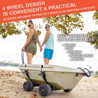 Crawler Cooler with Wheels