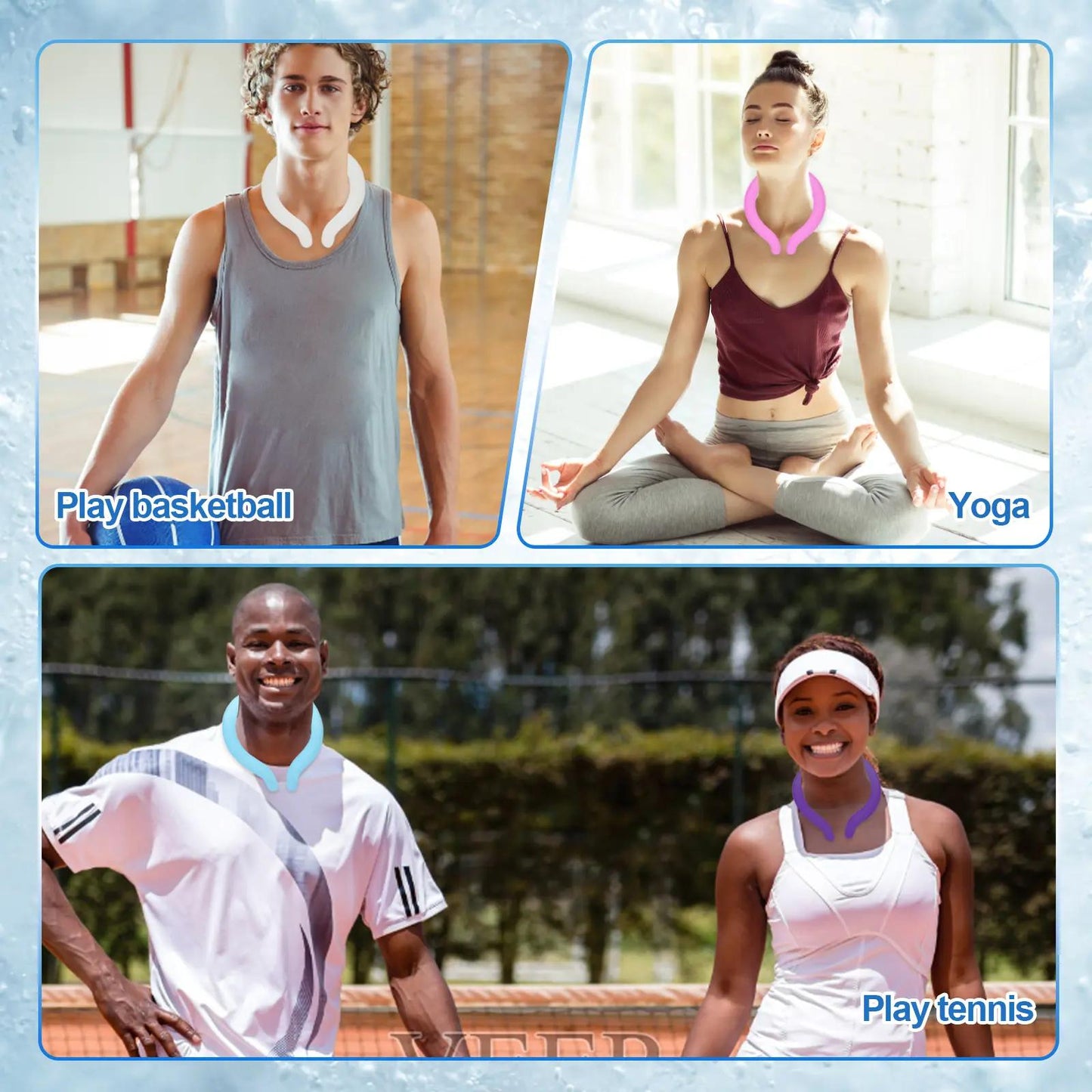 💦 Reusable Neck Cooling Tube | Beat the Heat Anywhere You Go! ☀️🧊 Wearable Body Cooler❄️