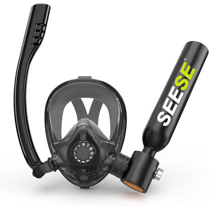 Diving Mask With Scuba Tank