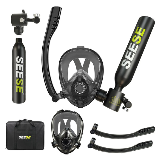 Diving Mask With Scuba Tank
