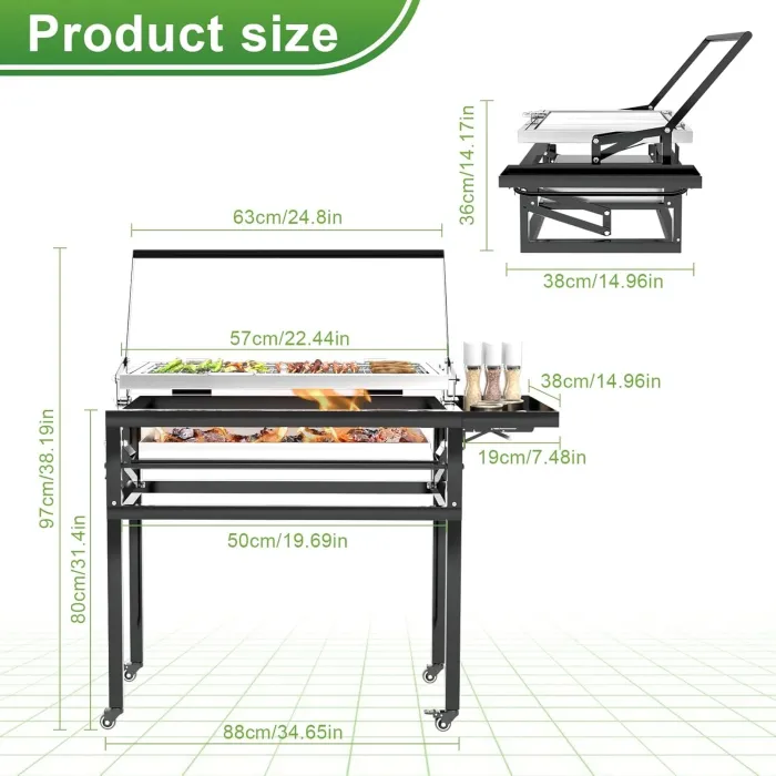 360° Flip BBQ Grill – Effortless Grilling, Perfect Results Every Time