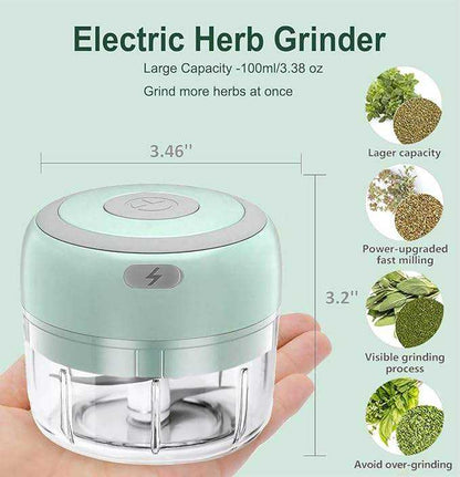 🧄 Rechargeable Mini Electric Garlic Chopper | Wireless Food Processor for Garlic, Veggies & Baby Food👶