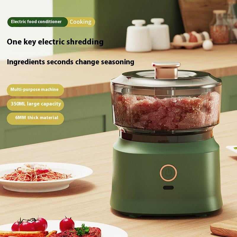 🥩 Wireless Electric Food Chopper - 350ML Mini Garlic & Meat Grinder🍴