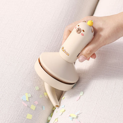 ✨ Capybara Cutie Mini Vacuum | USB Rechargeable Desk Dust Sweeper for Home & Office🧹