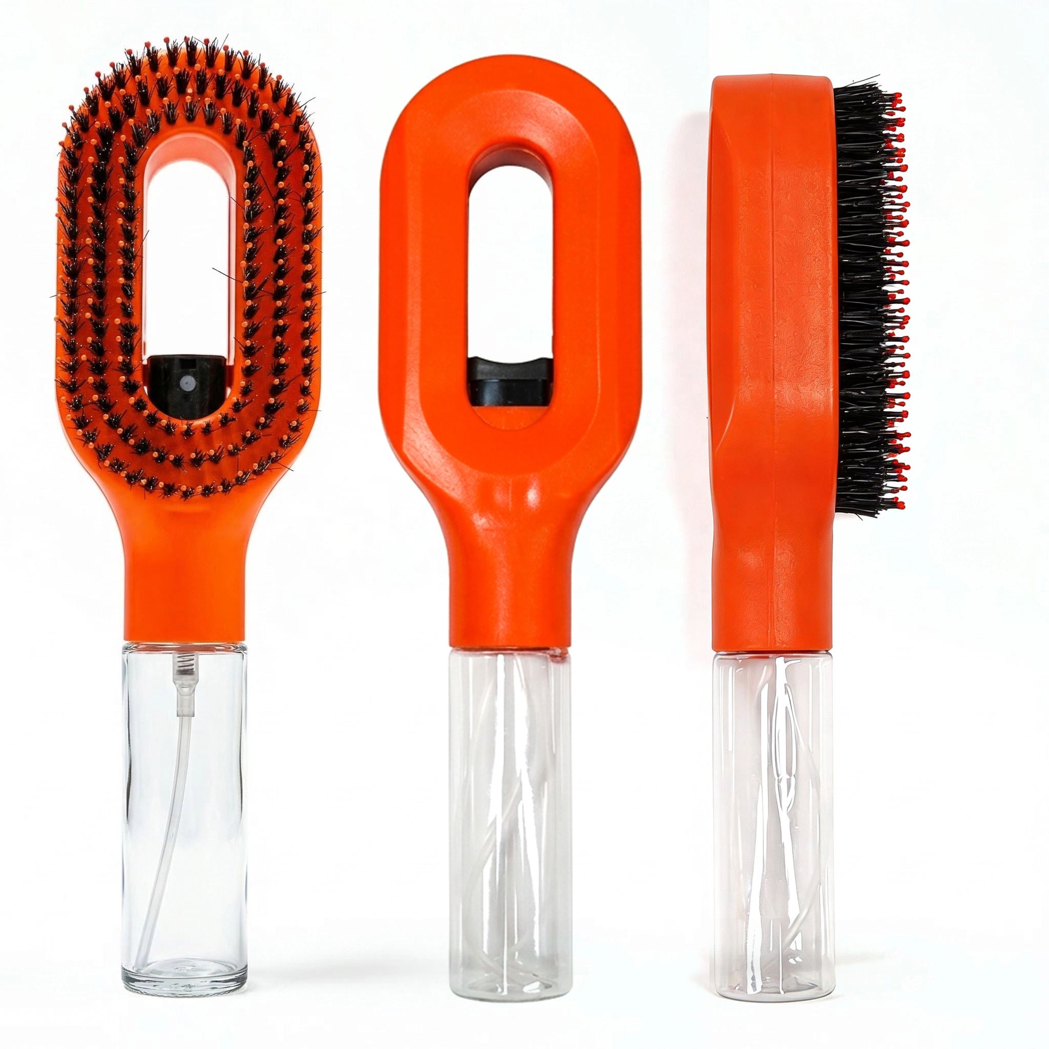 💦 2-in-1 Spray Detangler Brush - Wet & Dry Use, Anti-Static, Painless Tangle-Free Hair Styling Tool🚿