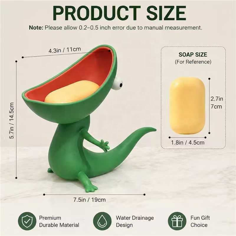 🦎Cute Cartoon Lizard Decorative Tray ✨ | Perfect Gift for Kids & Adults🎁