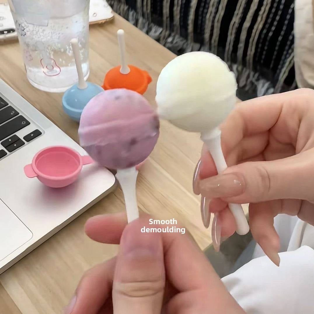 🥛Reusable Silicone Mini Ice Pop Molds | Homemade Frozen Yogurt & Fruit Lollipop Mould for Toddlers🍓