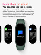 ⌚ M8 NFC Smart Band | IP65 Waterproof Fitness Tracker Heart Rate Blood Oxygen Monitor🏃