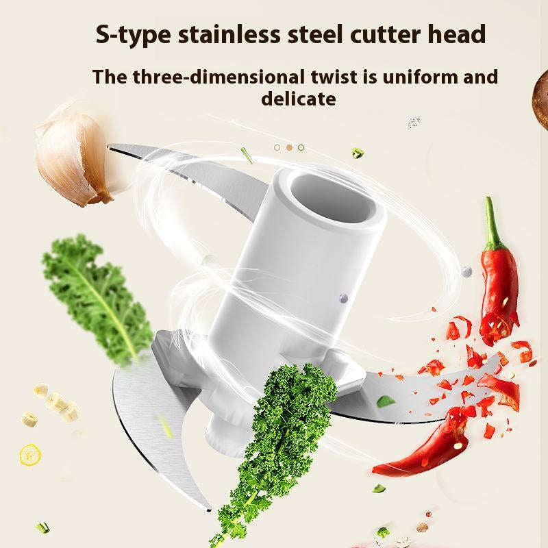 🥩 Wireless Electric Food Chopper - 350ML Mini Garlic & Meat Grinder🍴
