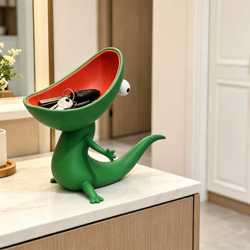 🦎Cute Cartoon Lizard Decorative Tray ✨ | Perfect Gift for Kids & Adults🎁