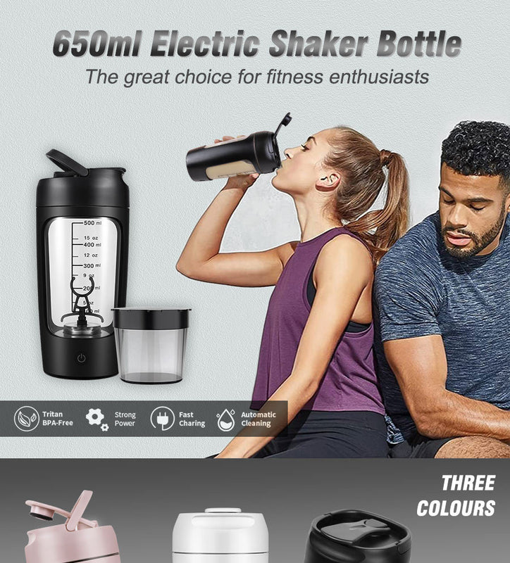 🏋️ BPA-Free Tritan Electric Shaker for Protein Shakes & Fitness Drinks🥤