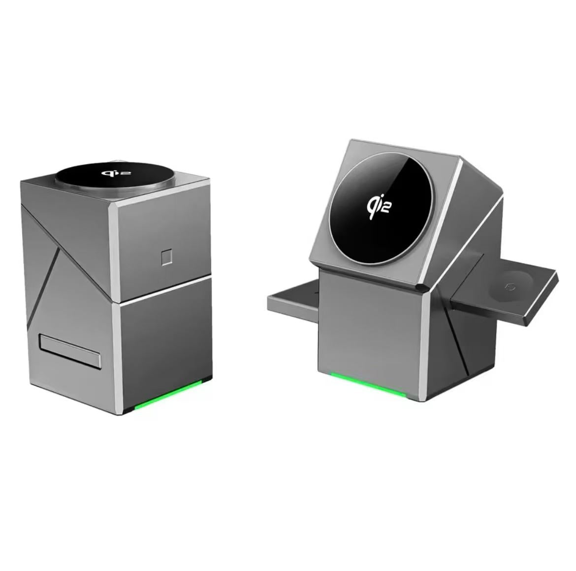 🔋 Foldable MagSafe Wireless Charger Dock - 3-in-1 Fast Charging Station for Multiple Devices⚡