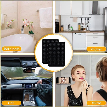 ✨24 Cup Double Sided Silicone Suction Phone Mount | Reusable Sticky Phone Holder For Selfie & Workout🌈