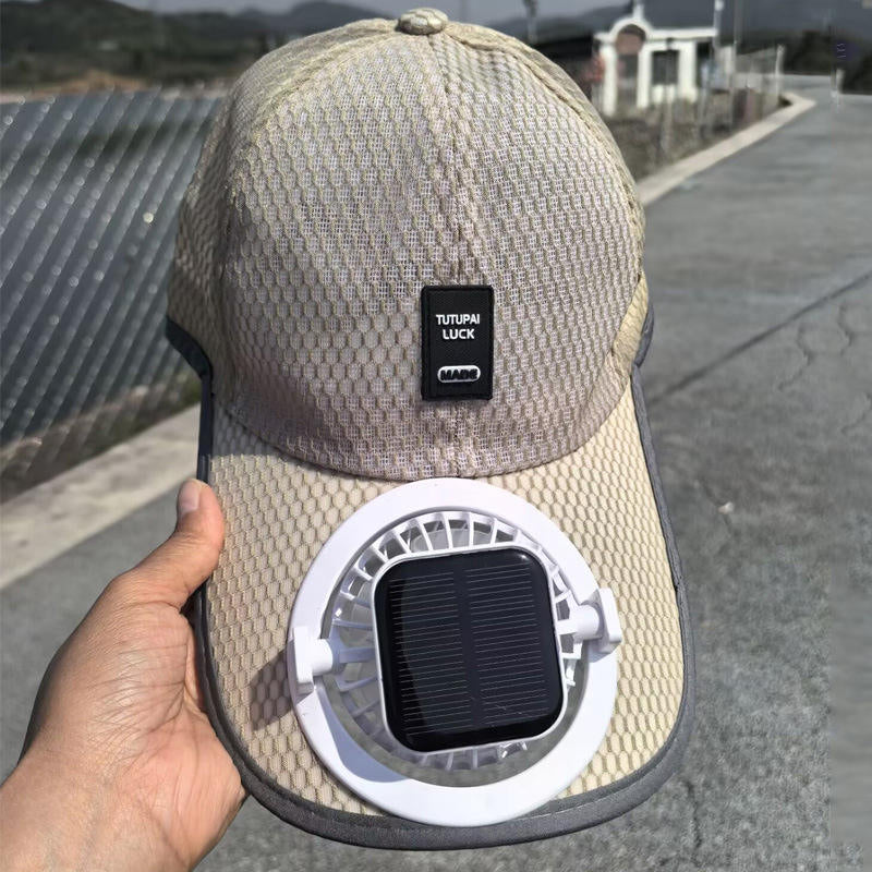 🌞 Solar Powered Fan Sun Hat | UV Protection Wide Brim for Fishing & Outdoor🛡️