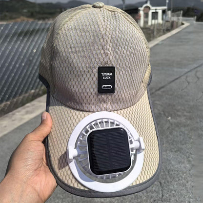 🌞 Solar Powered Fan Sun Hat | UV Protection Wide Brim for Fishing & Outdoor🛡️