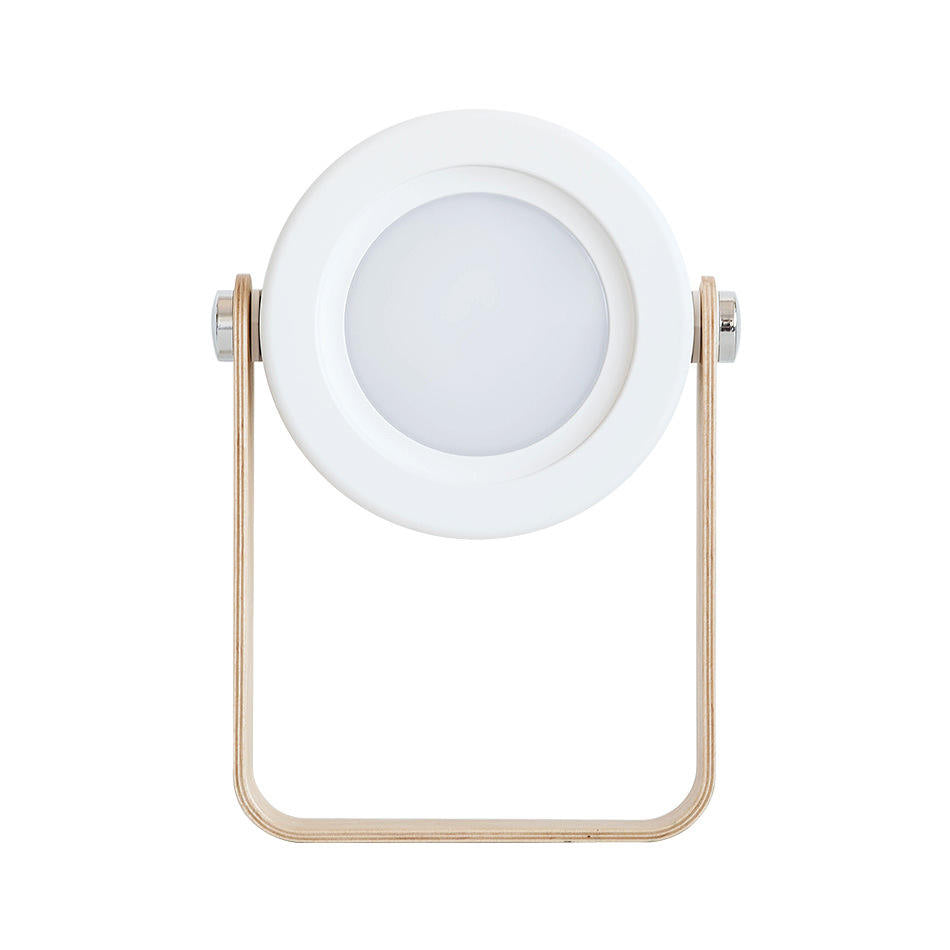✨ Portable Foldable LED Touch Lamp | Wooden Handle Rechargeable Night Light for Home & Travel🌙