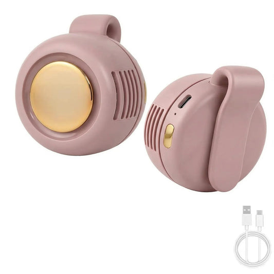 🍃Portable Clip On Mini Neck Fan | USB Rechargeable Bladeless Cooling Fan for Outdoor Travel Sports🌬️