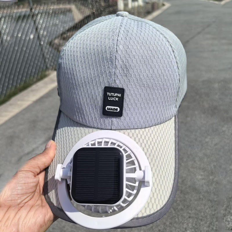 🌞 Solar Powered Fan Sun Hat | UV Protection Wide Brim for Fishing & Outdoor🛡️