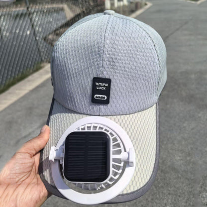 🌞 Solar Powered Fan Sun Hat | UV Protection Wide Brim for Fishing & Outdoor🛡️