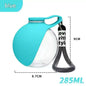✨ 285ml Xiaoman Pet Water Bottle | 304 Stainless Steel Leak-Proof Travel Water Bottle with Foldable Silicone Bowl & Lanyard for Outdoor Adventures 🐶