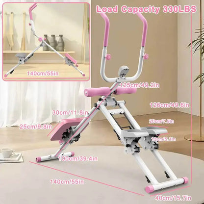 💪2-in-1 Stair Stepper & Ab Trainer | Home Gym Multi Trainer