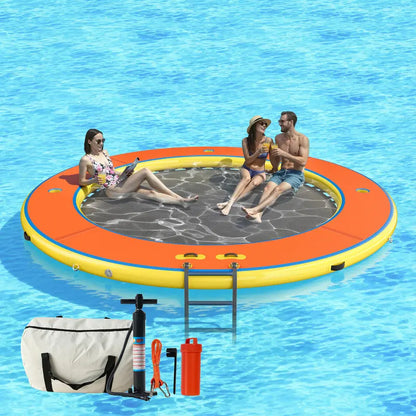 Inflatable Water Hammock Round Floating Ring