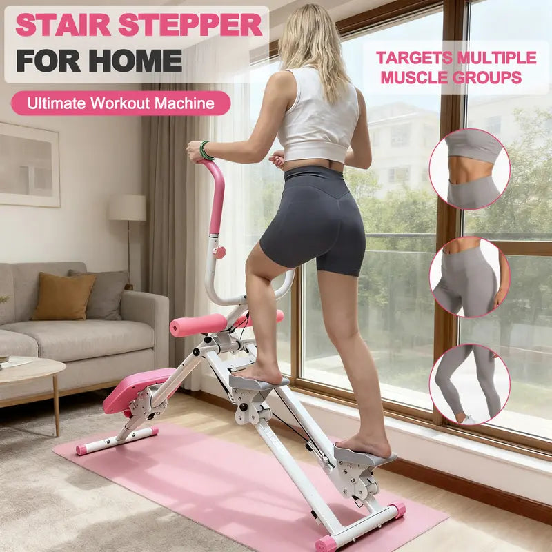 💪2-in-1 Stair Stepper & Ab Trainer | Home Gym Multi Trainer